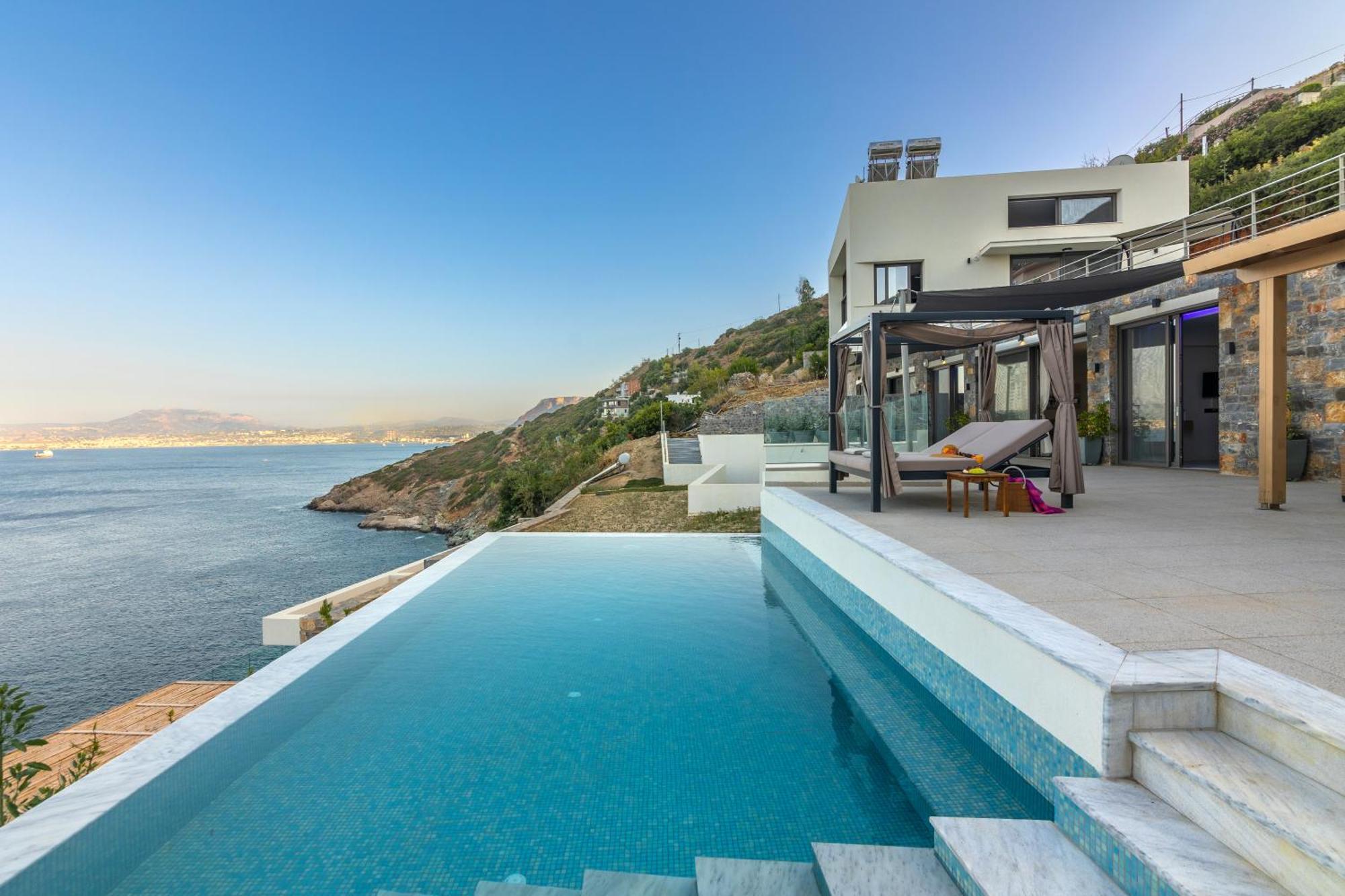 Rocca Al Mare Seaside Villas Palaiokastro  ภายนอก รูปภาพ