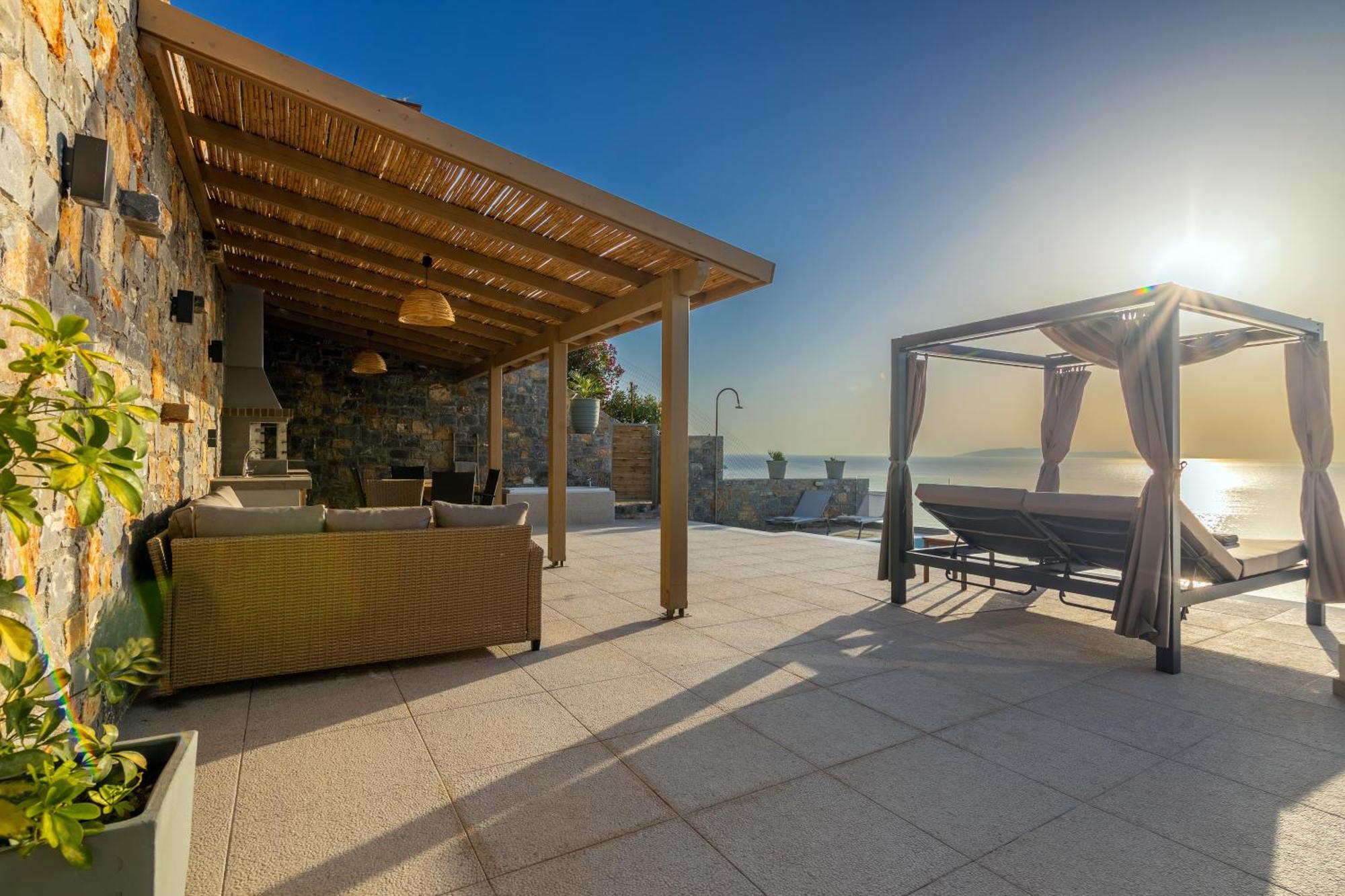 Rocca Al Mare Seaside Villas Palaiokastro  ภายนอก รูปภาพ