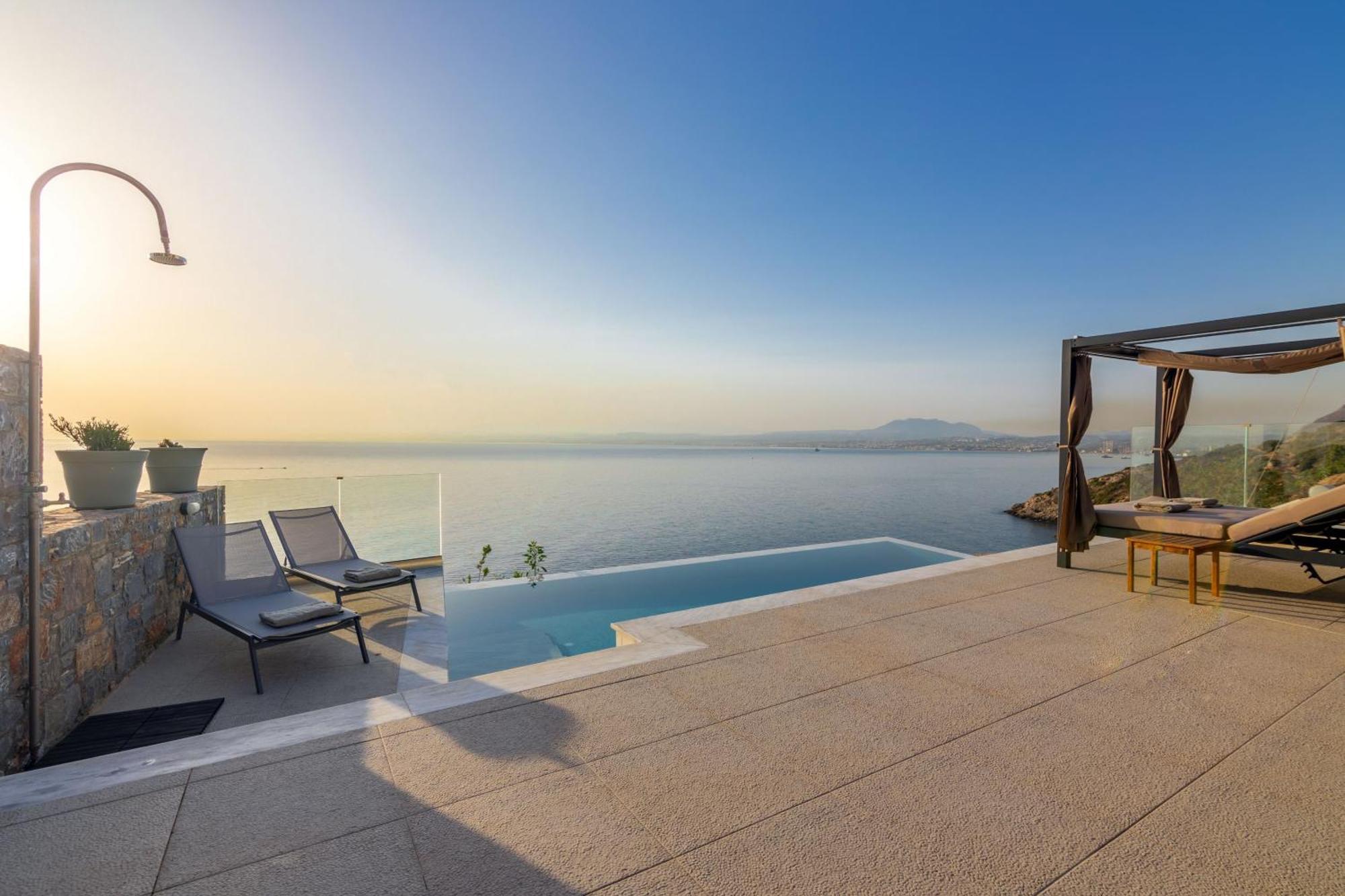 Rocca Al Mare Seaside Villas Palaiokastro  ภายนอก รูปภาพ