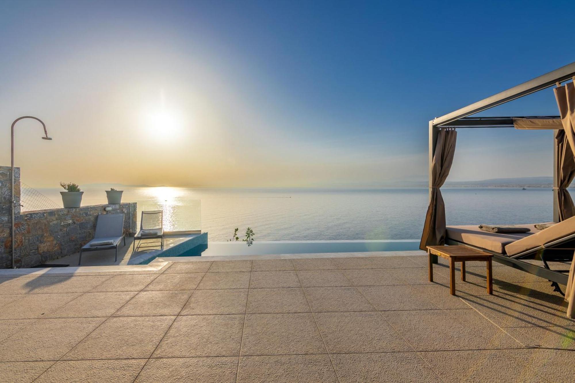 Rocca Al Mare Seaside Villas Palaiokastro  ภายนอก รูปภาพ