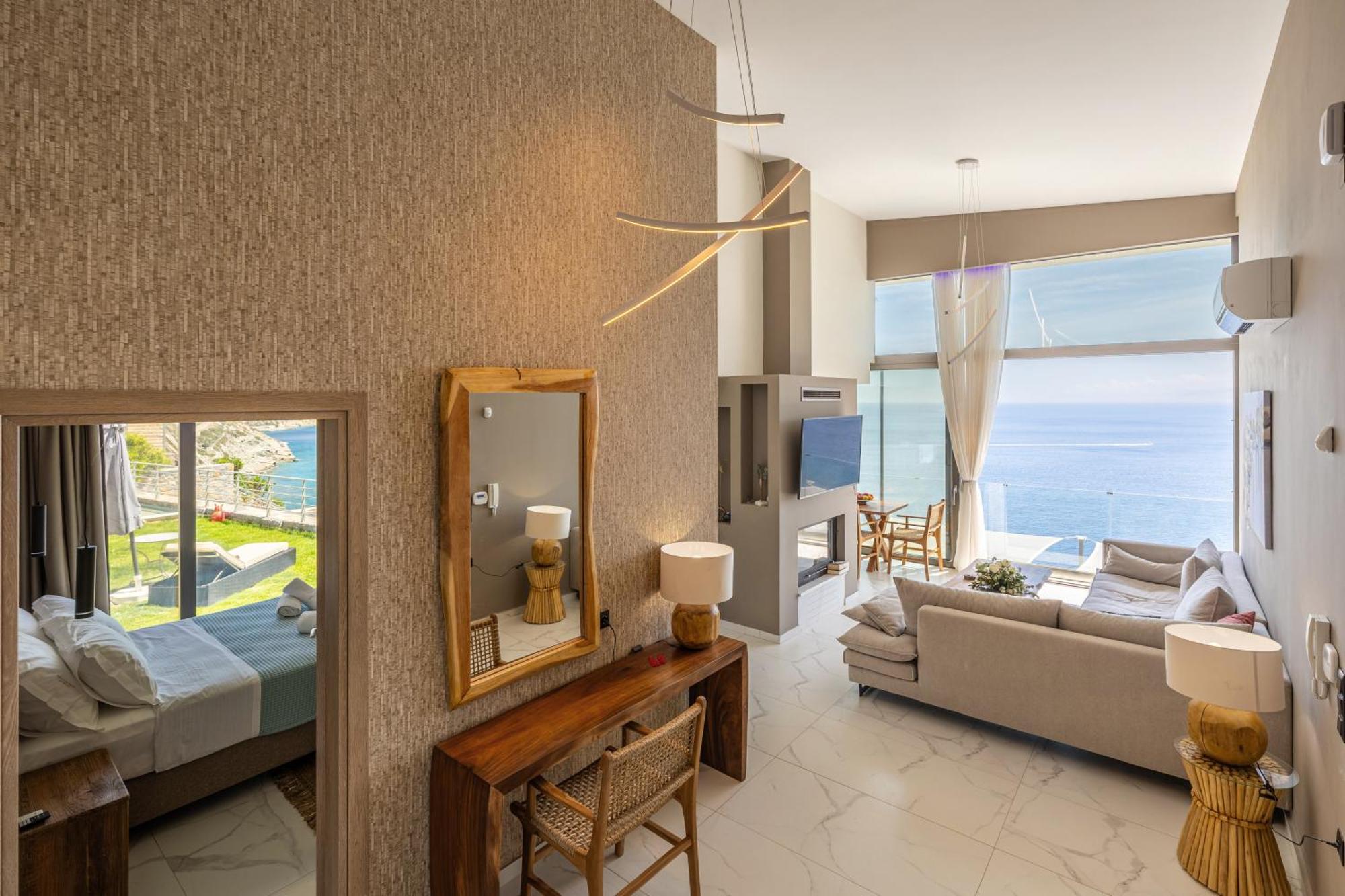 Rocca Al Mare Seaside Villas Palaiokastro  ภายนอก รูปภาพ